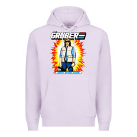 Lilac macgruber action figure Premium Hoodie - linhVisuals