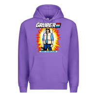Purple macgruber action figure Premium Hoodie - linhVisuals