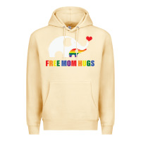 Pina Colada free mom hugs pride elephant rainbow Premium Hoodie - linhVisuals