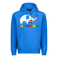 True Royal free mom hugs pride elephant rainbow Premium Hoodie - linhVisuals