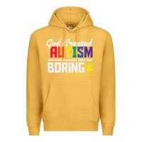 Mustard god created autism normal was too boring Premium Hoodie - linhVisuals
