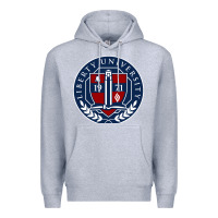 Heather Grey liberty university seal Premium Hoodie - linhVisuals