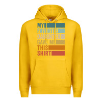 Lemon my favorite daughter gave me this shirt father's day pullover hoodie Premium Hoodie - linhVisuals