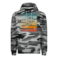 Slate Camo my favorite daughter gave me this shirt father's day pullover hoodie Premium Hoodie - linhVisuals