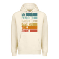 Tofu my favorite daughter gave me this shirt father's day pullover hoodie Premium Hoodie - linhVisuals