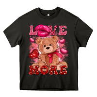 Asphalt love more with toy bear Heavy Core Tee - FaDigitalArtStudio