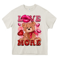 Cream love more with toy bear Heavy Core Tee - FaDigitalArtStudio
