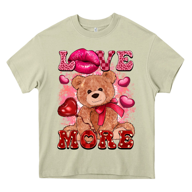 Love More With Toy Bear Heavy Core Tee by FaDigitalArtStudio | Teevron
