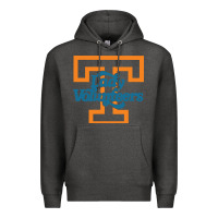 Charcoal Heather tennessee lady volunteers Premium Hoodie - linhVisuals