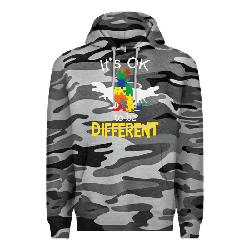 It’s Ok To Be Different Autism Dinosaur Premium Hoodie by linhVisuals | Teevron