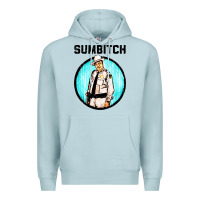 Blue Mist sumbitch Premium Hoodie - linhVisuals