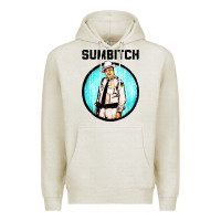 Oatmeal Heather sumbitch Premium Hoodie - linhVisuals