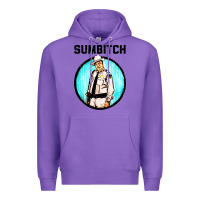 Purple sumbitch Premium Hoodie - linhVisuals