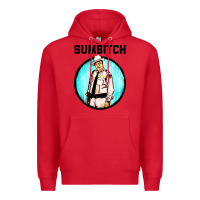Red sumbitch Premium Hoodie - linhVisuals