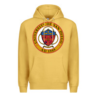 Antique Gold university of san diego Premium Hoodie - linhVisuals