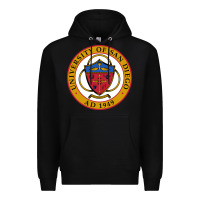 Black university of san diego Premium Hoodie - linhVisuals