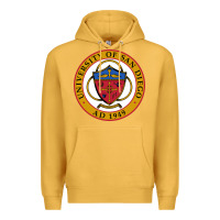 Mustard university of san diego Premium Hoodie - linhVisuals