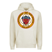 Oatmeal Heather university of san diego Premium Hoodie - linhVisuals