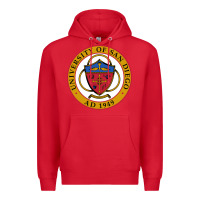 Red university of san diego Premium Hoodie - linhVisuals