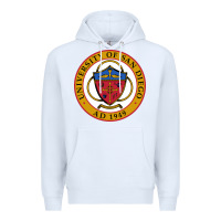 White university of san diego Premium Hoodie - linhVisuals