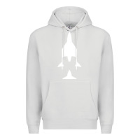 Dove Grey Virgin Galactic Evolution Premium Hoodie - linhVisuals