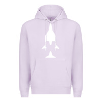 Lilac Virgin Galactic Evolution Premium Hoodie - linhVisuals