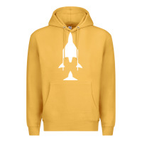 Mustard Virgin Galactic Evolution Premium Hoodie - linhVisuals