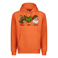Carrot peace love santa Premium Hoodie - RanaPortraitStore