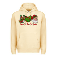 Pina Colada peace love santa Premium Hoodie - RanaPortraitStore