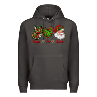 Smoke peace love santa Premium Hoodie - RanaPortraitStore