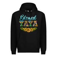 Black blessed yaya Premium Hoodie - BarkalooDesign