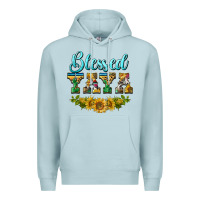 Blue Mist blessed yaya Premium Hoodie - BarkalooDesign