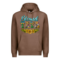 Chestnut blessed yaya Premium Hoodie - BarkalooDesign