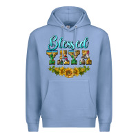 Colony Blue blessed yaya Premium Hoodie - BarkalooDesign