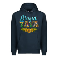 Navy blessed yaya Premium Hoodie - BarkalooDesign