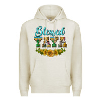 Oatmeal Heather blessed yaya Premium Hoodie - BarkalooDesign