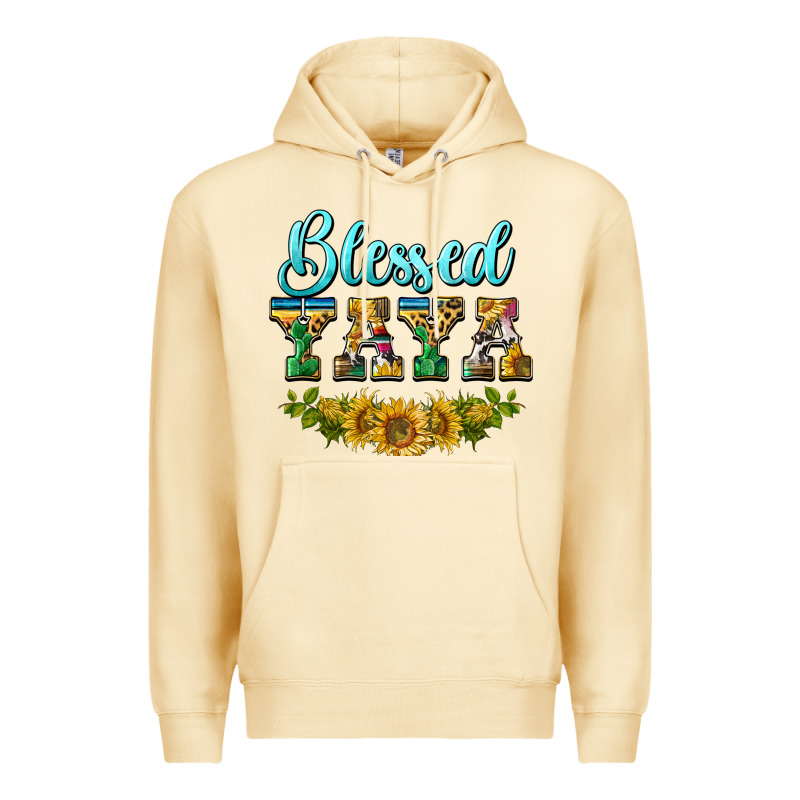 Blessed Yaya Premium Hoodie by BarkalooDesign | Teevron