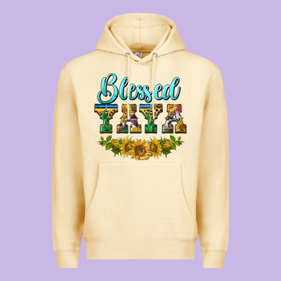 Blessed Yaya Premium Hoodie Designed By Barkaloodesign