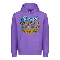 Purple blessed yaya Premium Hoodie - BarkalooDesign