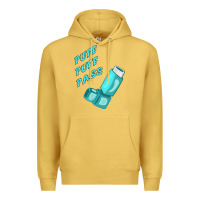Antique Gold puff puff pass inhaler Premium Hoodie - linhVisuals
