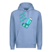 Colony Blue puff puff pass inhaler Premium Hoodie - linhVisuals