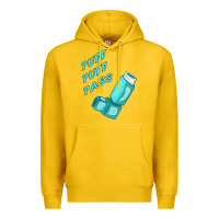 Lemon puff puff pass inhaler Premium Hoodie - linhVisuals