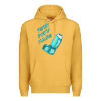 Mustard puff puff pass inhaler Premium Hoodie - linhVisuals