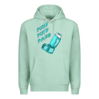 Seafoam puff puff pass inhaler Premium Hoodie - linhVisuals