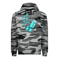Slate Camo puff puff pass inhaler Premium Hoodie - linhVisuals