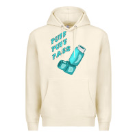 Tofu puff puff pass inhaler Premium Hoodie - linhVisuals