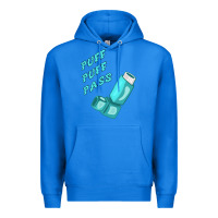True Royal puff puff pass inhaler Premium Hoodie - linhVisuals