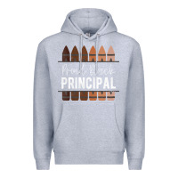 Heather Grey womens proud black principal, black history month school principal v n Premium Hoodie - linhVisuals