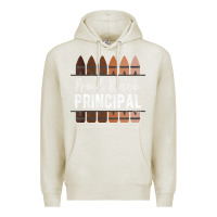 Oatmeal Heather womens proud black principal, black history month school principal v n Premium Hoodie - linhVisuals