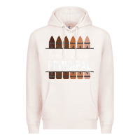 Pale Pink womens proud black principal, black history month school principal v n Premium Hoodie - linhVisuals